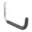 Smith & Locke Heavy Duty Anti-Slip Storage Hook Black 250 x 380mm