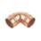 Flomasta  Copper Solder Ring Equal 90° Elbows 15mm 10 Pack