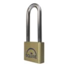 Squire Lion Brass  Weatherproof Long Shackle  Padlock 40mm