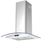 Cooke & Lewis CLCG60LKSS Canopy Hood Silver 598mm