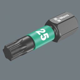 Wera Impaktor 867/1 1/4" 25mm Hex Shank TX30 TriTorsion Diamond Coated Bits 15 Pack