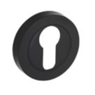 Smith & Locke  Euro Escutcheon (Single) Matt Black 50mm