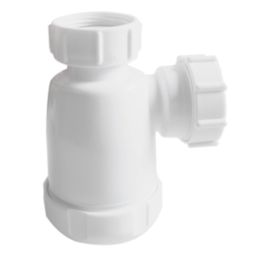Flomasta  Round Bottle Trap White 32mm