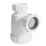 Flomasta  Round Bottle Trap White 32mm
