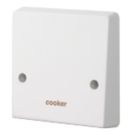 Crabtree Capital 45A Unswitched Cooker Outlet Plate  White