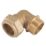 Midbrass  Brass Compression Equal 90° Male Iron Elbow 3/4" x 3/4"