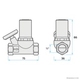 Reliance Valves 1/2" Thermostatic Balancing Valve