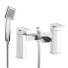 Bristan Elegance Waterfall Chrome 150mm Deck Mounted Dual Control Manual Shower Mixer Tap