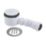 McAlpine 90mm Gloss White Shower Trap