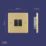 LAP  20A 2-Gang 2-Way Light Switch  Satin Brass with Black Inserts