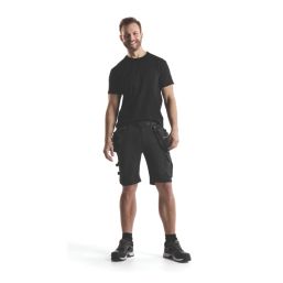 Blaklader  4-Way Stretch Shorts Black 38" W