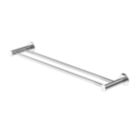 Swirl Caldew Bathroom Double Towel Rail Chrome 650mm x 133mm x 50mm