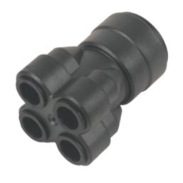 JG Speedfit  Plastic Push-Fit Reducing 4 Port Manifold 22mm x 10mm