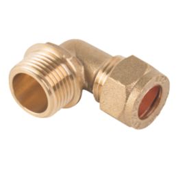Midbrass  Brass Compression Adapting 90° Male Elbow 1/2" x 1/2"