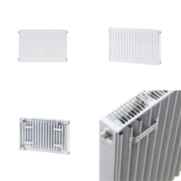 Flomasta 400mm x 800mm 1827BTU White Type 11 Convector Radiator