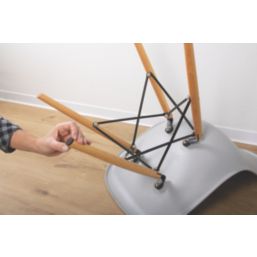 Fix-O-Moll Brown Rectangular Self-Adhesive Felt Gliders 200mm x 100mm 5 Pack