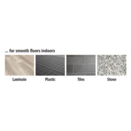 Fix-O-Moll Brown Rectangular Self-Adhesive Felt Gliders 200mm x 100mm 5 Pack