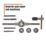 Forge Steel 0.7 - 1.25mm Metric Tap & Die Set 10 Pieces