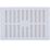 Map Vent Adjustable  Vent White 229mm x 152mm