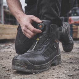 Site Convey Size 11  Black Waterproof  Safety Boots