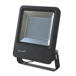 Brackenheath Rex Outdoor LED Industrial Floodlight With Photocell Black 300W 27,000lm