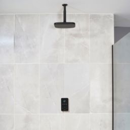 Triton Envi Fixed Head Matte Black 9kW Thermostatic Electric Shower