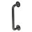 Rothley Angled Household Steel Grab Rail Pewter 305mm
