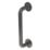 Rothley  Straight Household Steel Grab Rail Pewter 305mm