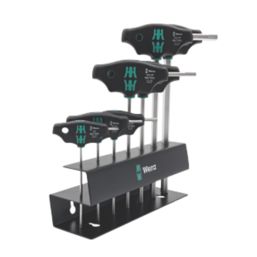 Wera 454/7 HF Set 2 Metric T-Handle Screwdriver Set 7 Pieces