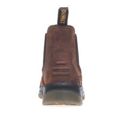 DEWALT Nitrogen Size 8  Brown Water-Resistant Steel Toe Cap Safety Dealer Boots