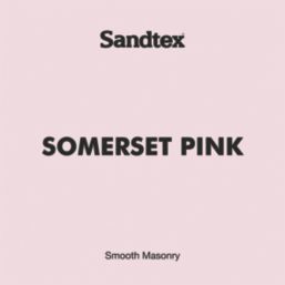 Sandtex 5Ltr Ultra Smooth Somerset Pink Masonry Paint