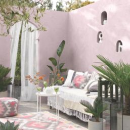 Sandtex 5Ltr Ultra Smooth Somerset Pink Masonry Paint