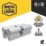 Smith & Locke 1 Star 6-Pin Euro Double Cylinder Locks 45-50 (95mm) Silver 2 Pack
