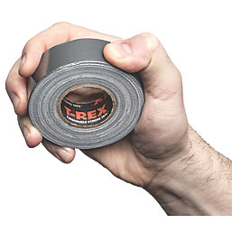 T-Rex Mighty Roll Premium Duct Tape Graphite Grey 9.14m x 25mm