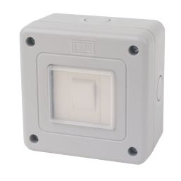 LAP  IP66 10AX 1-Gang 2-Way Weatherproof Outdoor Switch