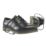 Sterling Steel Cushion Sole Size 10  Black  Steel Toe Cap  Safety Shoes