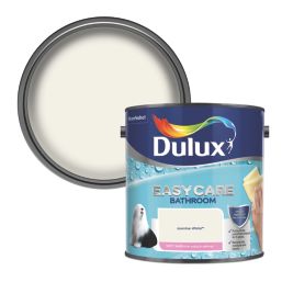Dulux Easycare 2.5Ltr Jasmine White Soft Sheen Emulsion Bathroom Paint