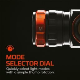 Nebo Transcend Rechargeable LED Head Torch & Work Light Grey 3000lm