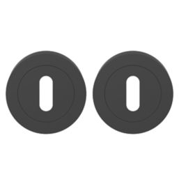Smith & Locke Lormel Standard Escutcheon (Pair) Matt Black 50mm