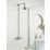 Bristan Colonial Rear-Fed Exposed Chrome Thermostatic Mixer Shower