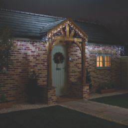 720 LED Indoor & Outdoor Ice White Icicle Christmas Lights