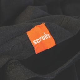 Scruffs  Short Sleeve Worker T-Shirt Black Small 41" Chest