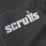 Scruffs  Short Sleeve Worker T-Shirt Black Small 41" Chest