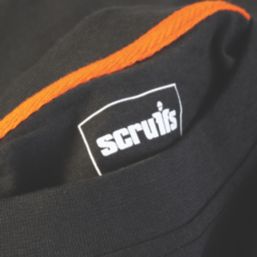 Scruffs  Short Sleeve Worker T-Shirt Black Small 41" Chest
