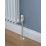 Drayton TRV4 15mm x 1/2" White Angled & L/S Designer Thermostatic Radiator Valve & Lockshield