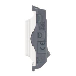 Hager Sollysta WMGKS 20A Grid 2-Pole Key Switch White