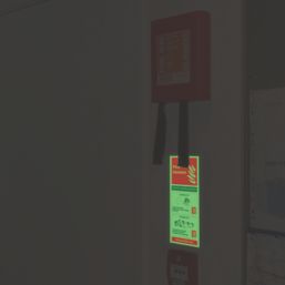 Essentials  Photoluminescent "Fire Blanket" Sign 300mm x 100mm