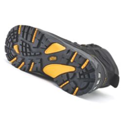 Site Fortress Size 6  Black Waterproof Steel Toe Cap Safety Boots