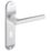 Smith & Locke Asker Fire Rated Lock Lever Door Handles Pair Satin Chrome