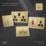 LAP  20A 2-Gang 2-Way Light Switch  Satin Brass with Black Inserts